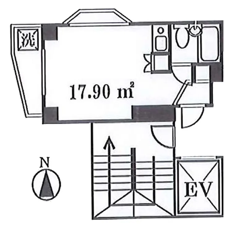 パークアベニュー東府中（T1-4731）の間取り図