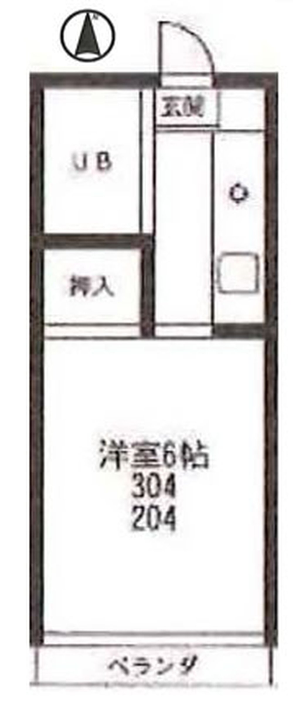 丸双ビル（東府中駅・T1-4735）の間取り図