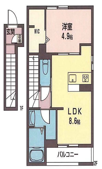 ヴァンセンヌ府中町の間取り