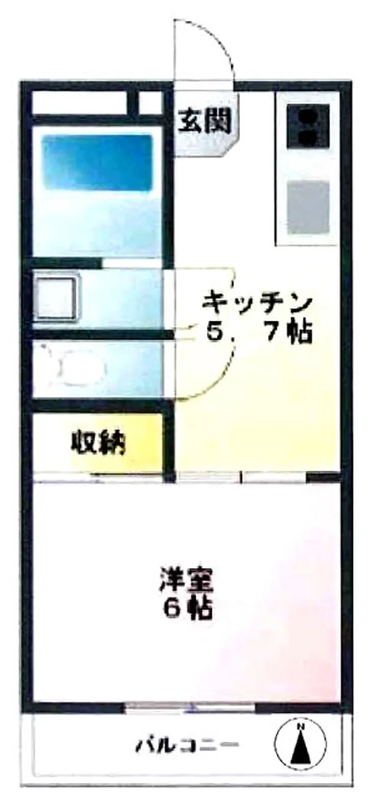 エクシードM（府中駅・T1-4982）の間取り図