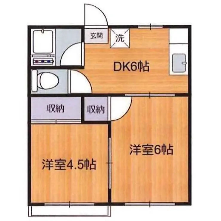 エコーハイツ（府中駅・T2-5013）の間取り図