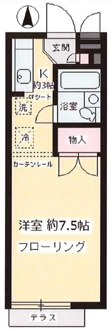 サニーハイムの間取り