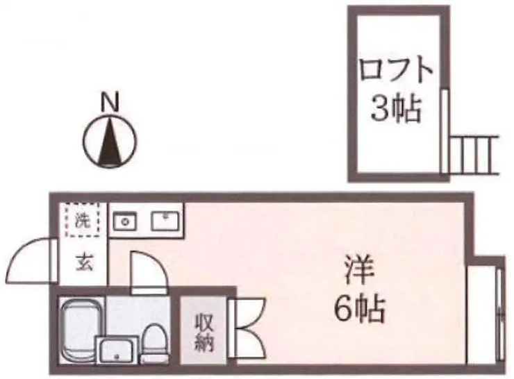 マノワールプペ（東府中駅・T1-5091）の間取り図