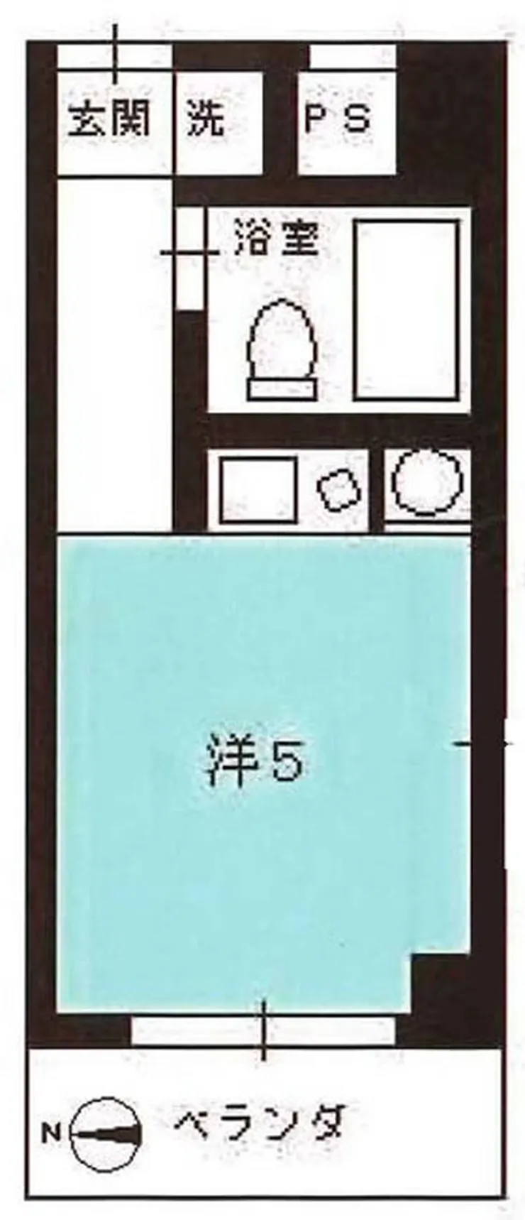 吉野ビル(清水が丘1)（東府中駅・T1-5092）の間取り図
