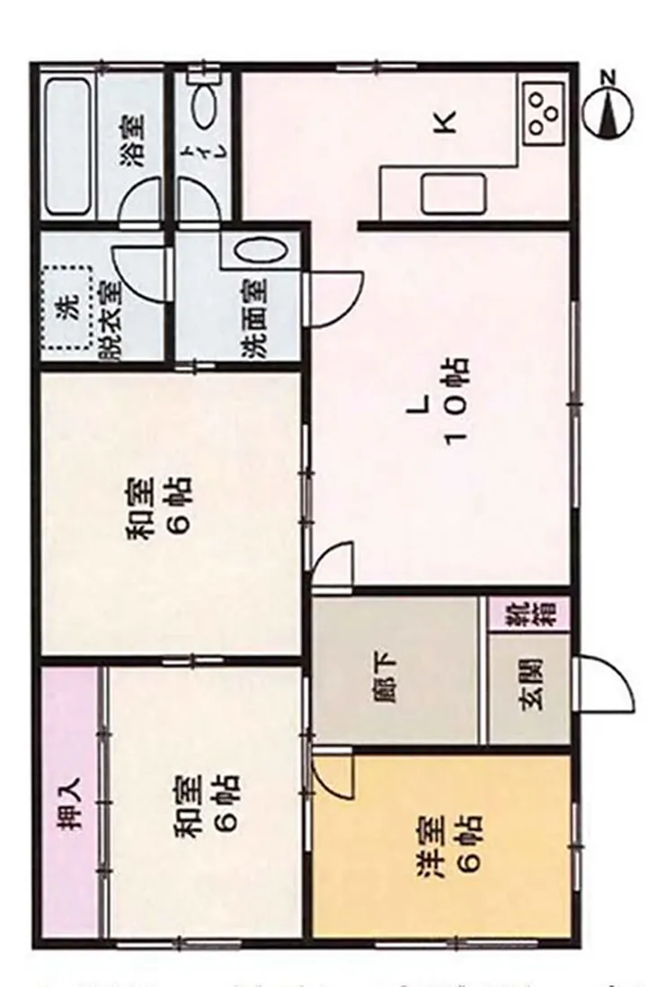 ラフィーネハイツ（東府中駅・T4-5199）の間取り図