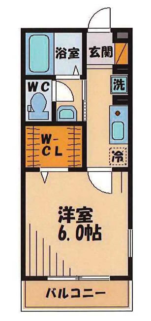 セゾンリヴェール２の間取り