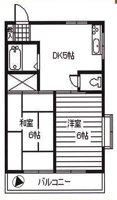 メゾンドボンヌールの間取り