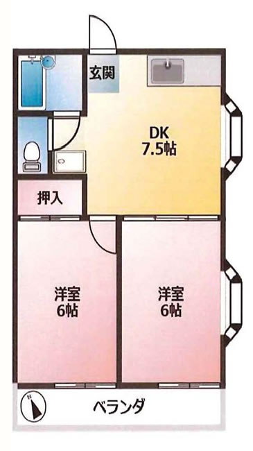 ヴィラシライトの間取り
