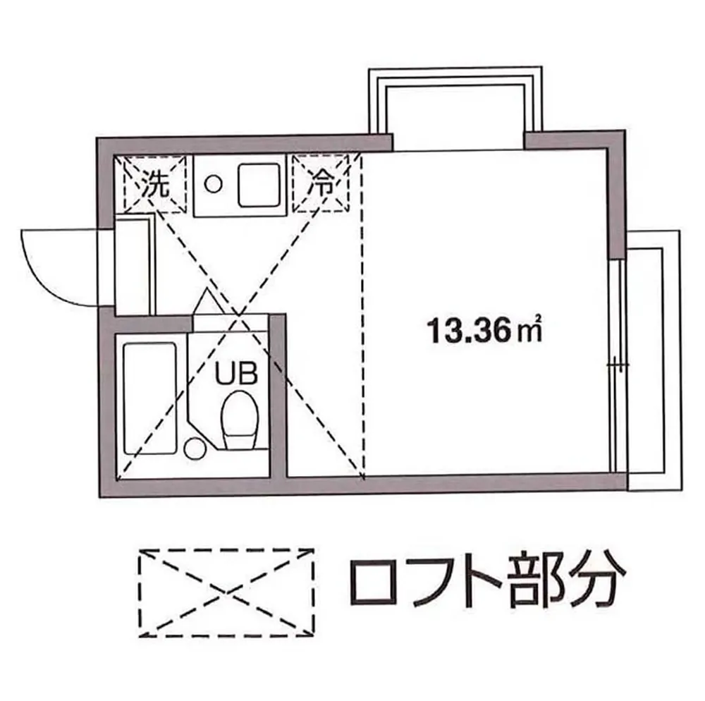ウィル東府中２（T1-5256）の間取り図