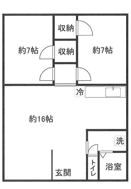 慶成ビルの間取り