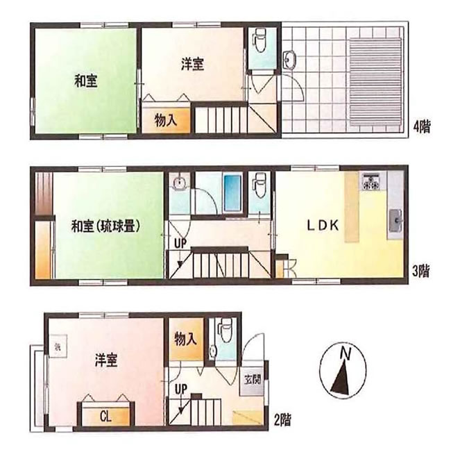 サンプラザビルの間取り