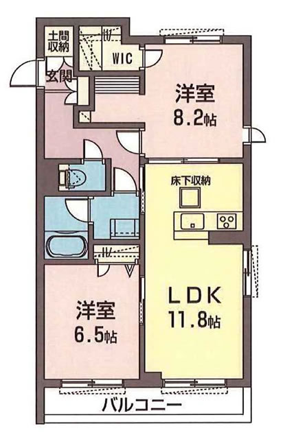 リラフォート（緑町２）の間取り