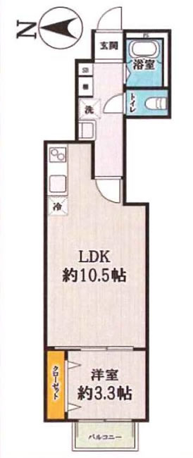 キャメル東府中の間取り