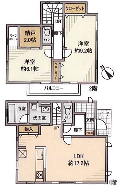 貸家5371の間取り