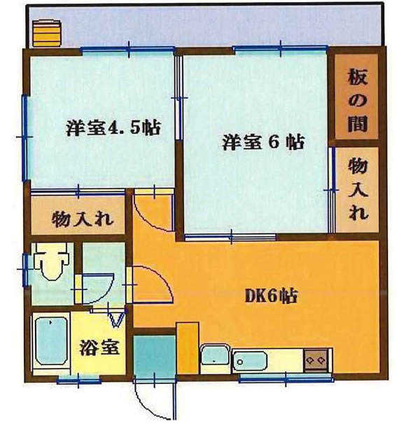 コーポみなみの間取り