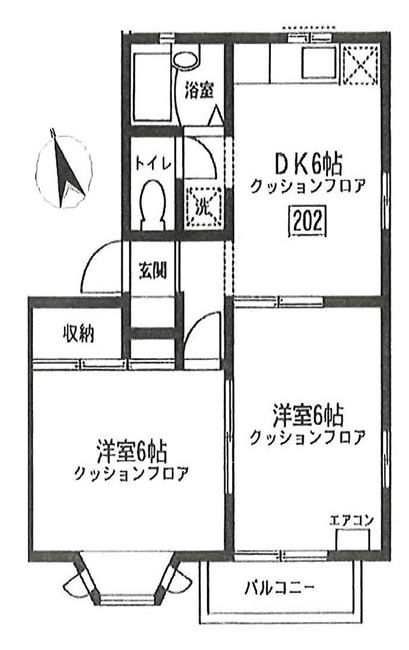 コスモコープの間取り