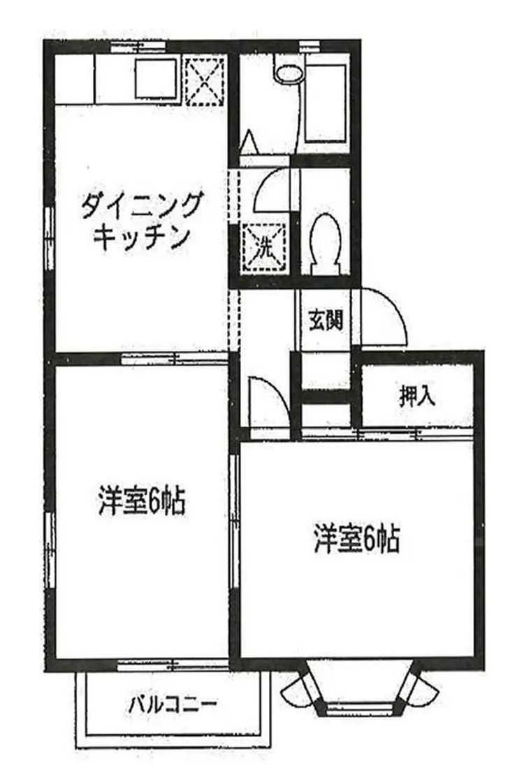 コスモコープ（西府駅・T2-5375）の間取り図