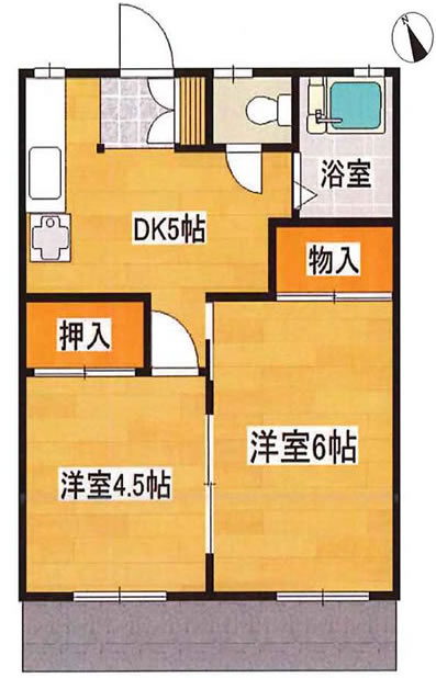 コーポ宗田の間取り