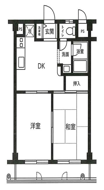 アーバンハイツツチヤの間取り