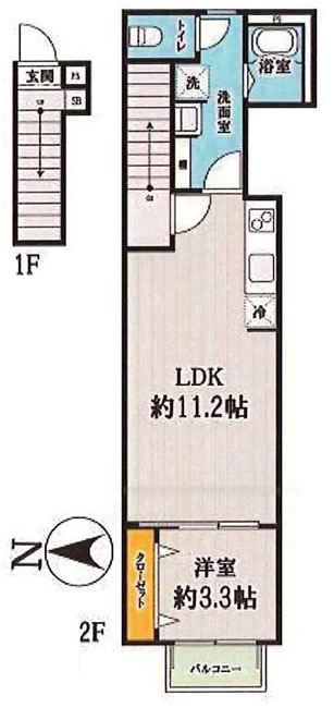 キャメル東府中の間取り
