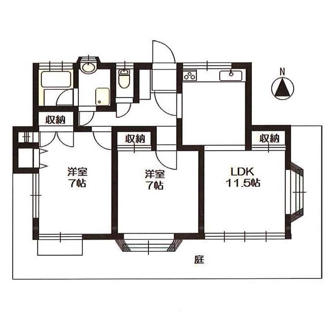 メゾン大誠の間取り