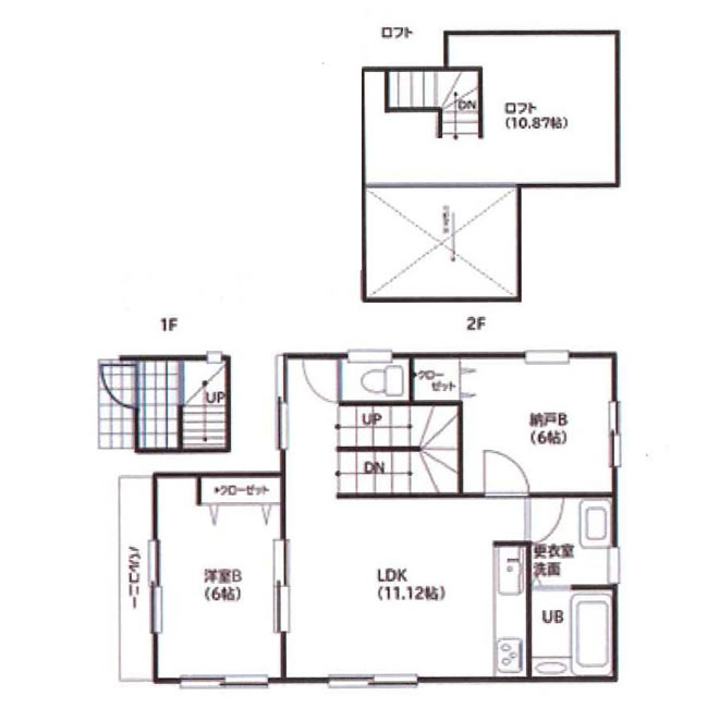 エトワール八幡町の間取り