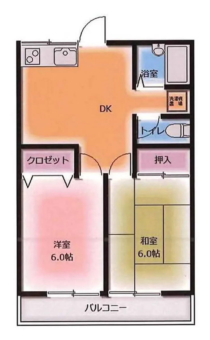 パークサイドタマ（多磨駅・T2-5397）の間取り図