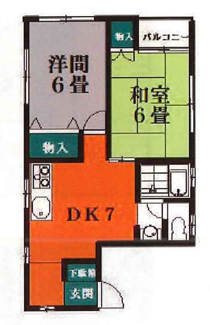 ピアイワセの間取り