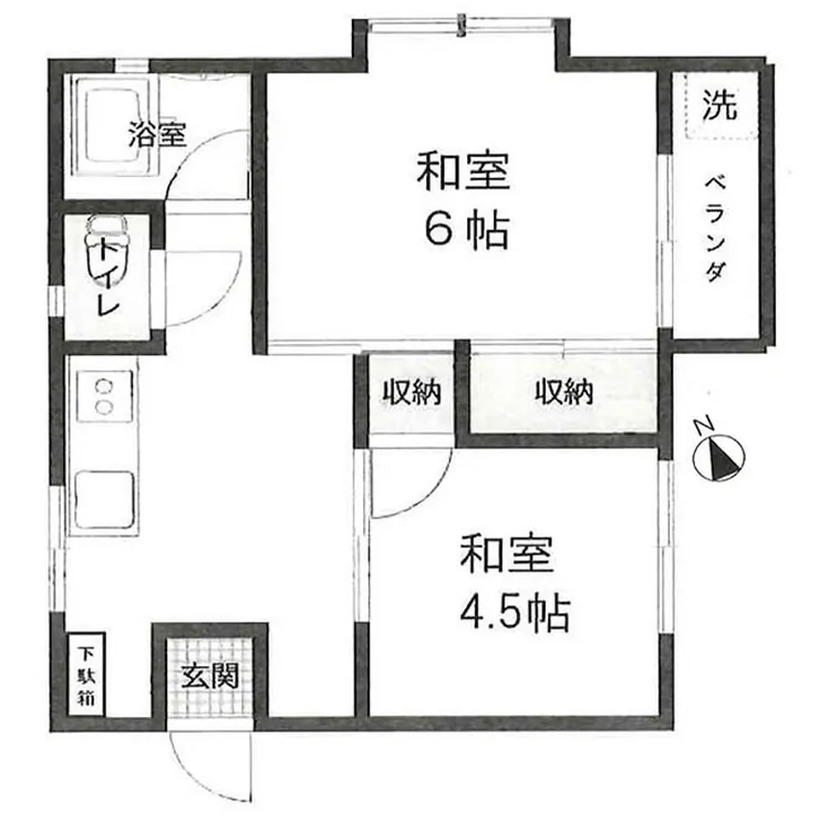 レモニーハイツ（武蔵野台駅・T2-5422）の間取り図