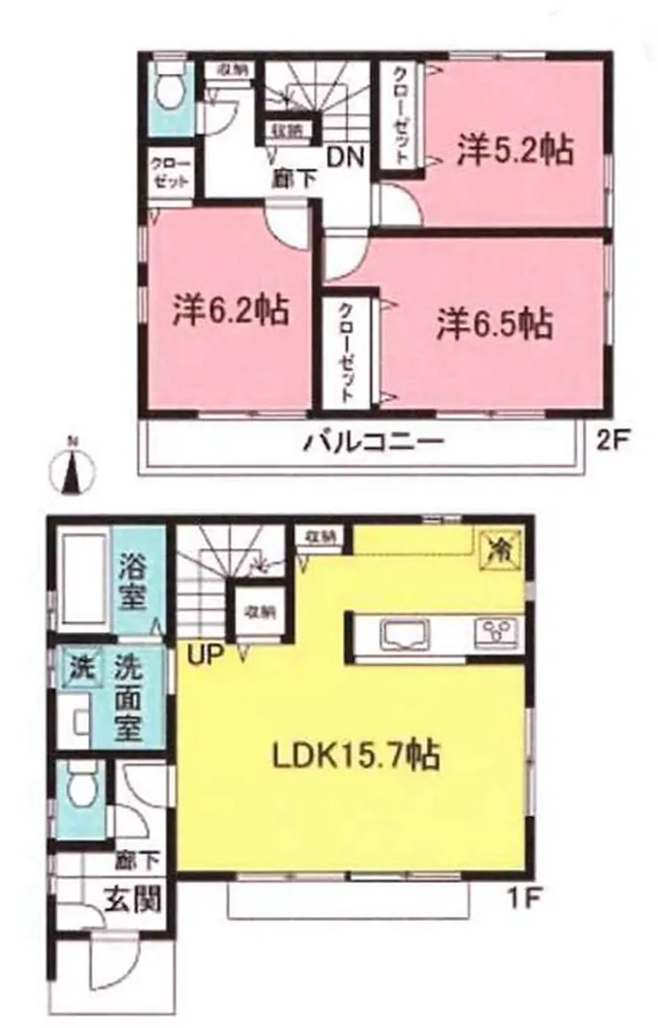 K's　SQUARE A3（分倍河原駅・TH-5434）の間取り図