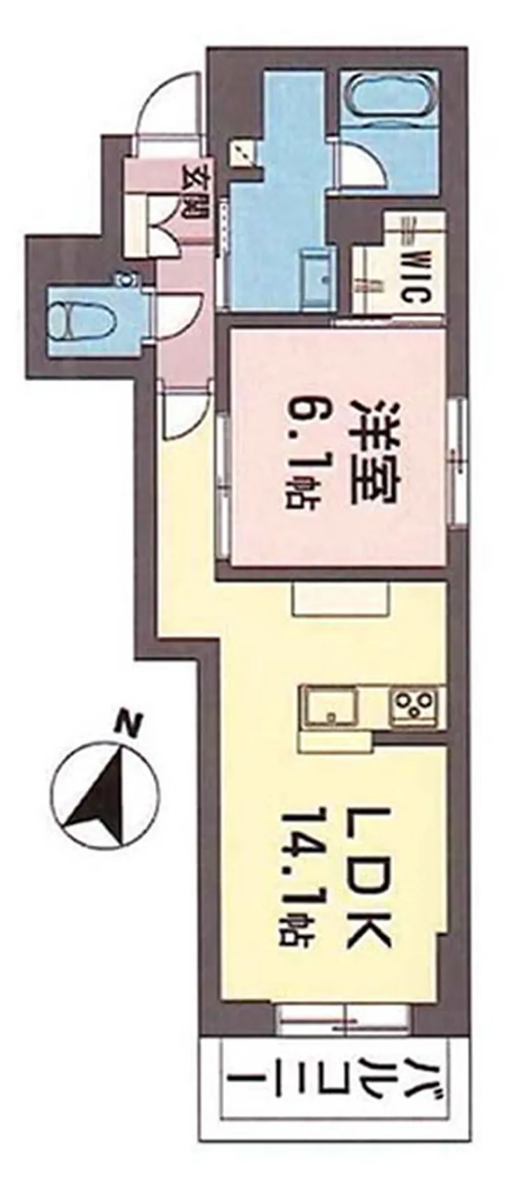 ピーノ（多磨駅・T1-5443）の間取り図