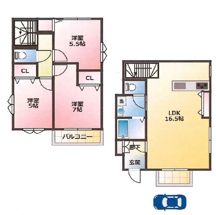K's　SQUARE（西府駅・TH-5471）の間取り図