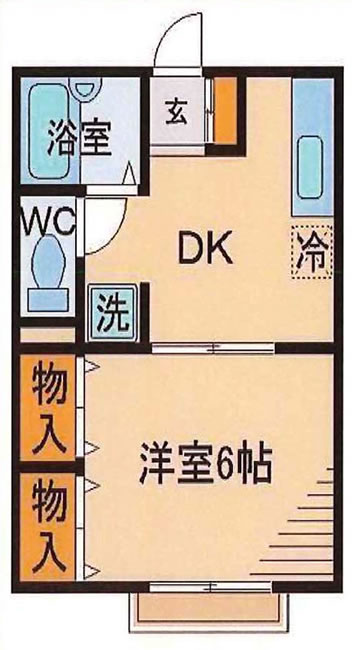 グランドソレイユ(若松町2)の間取り