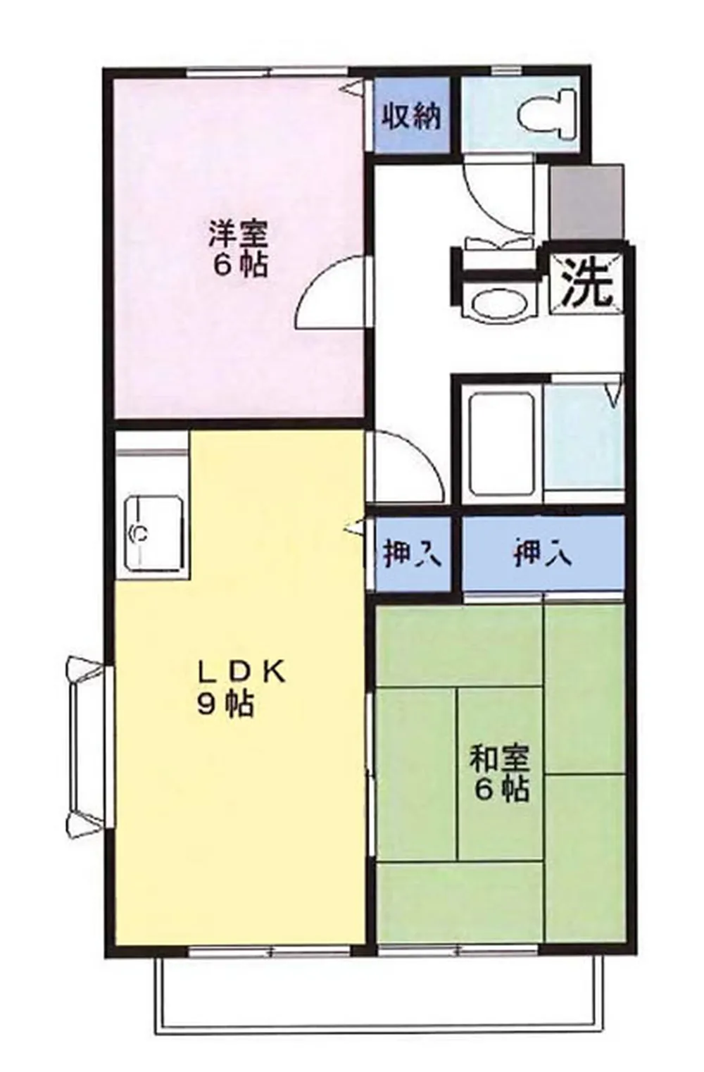 グリーンサンライフ（多磨駅・T2-5514）の間取り図