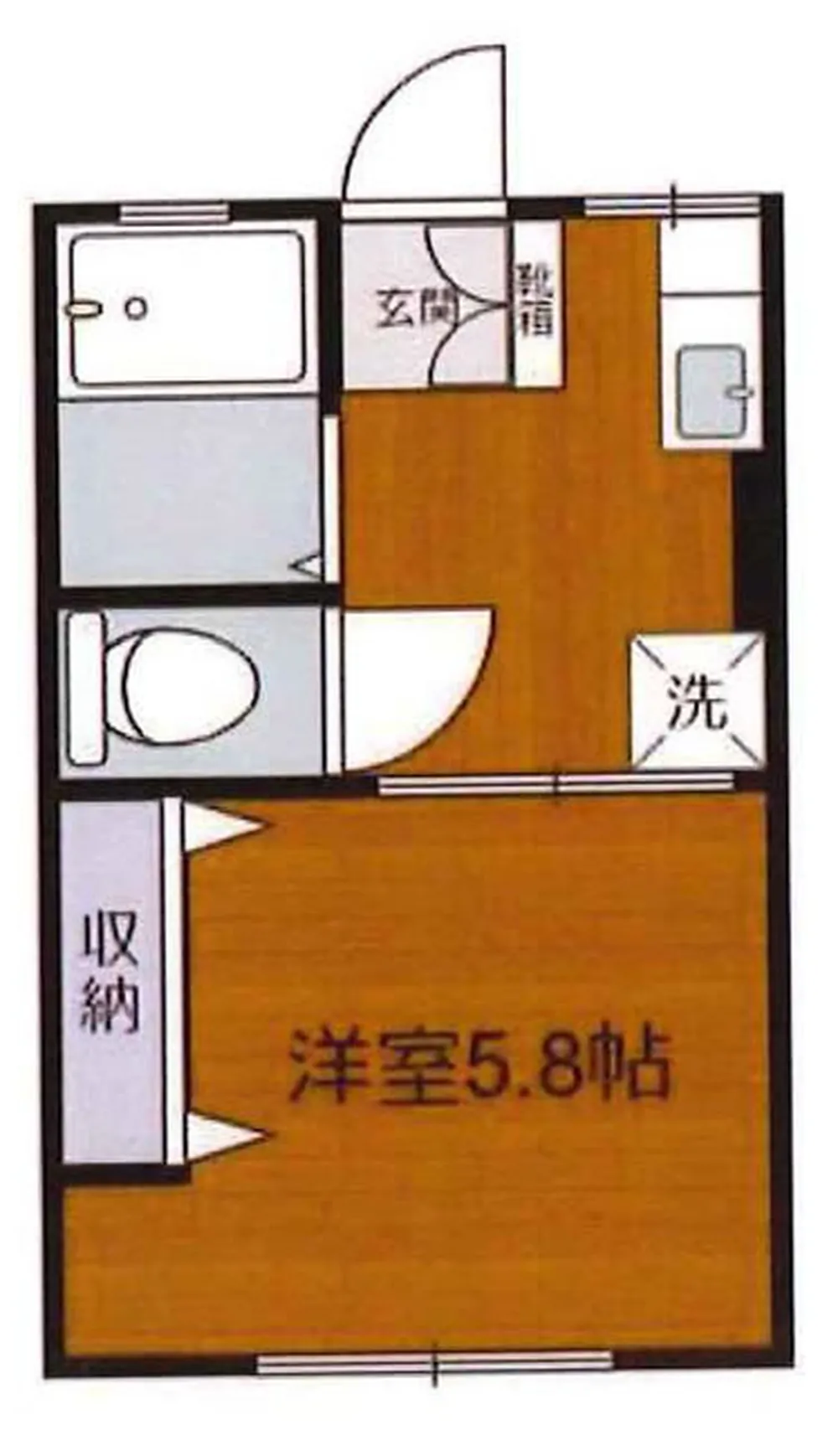 ハピネスI（多磨霊園駅・T1-5516）の間取り図