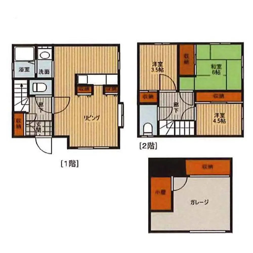 貸家5522（多磨駅・TH-5522）の間取り図