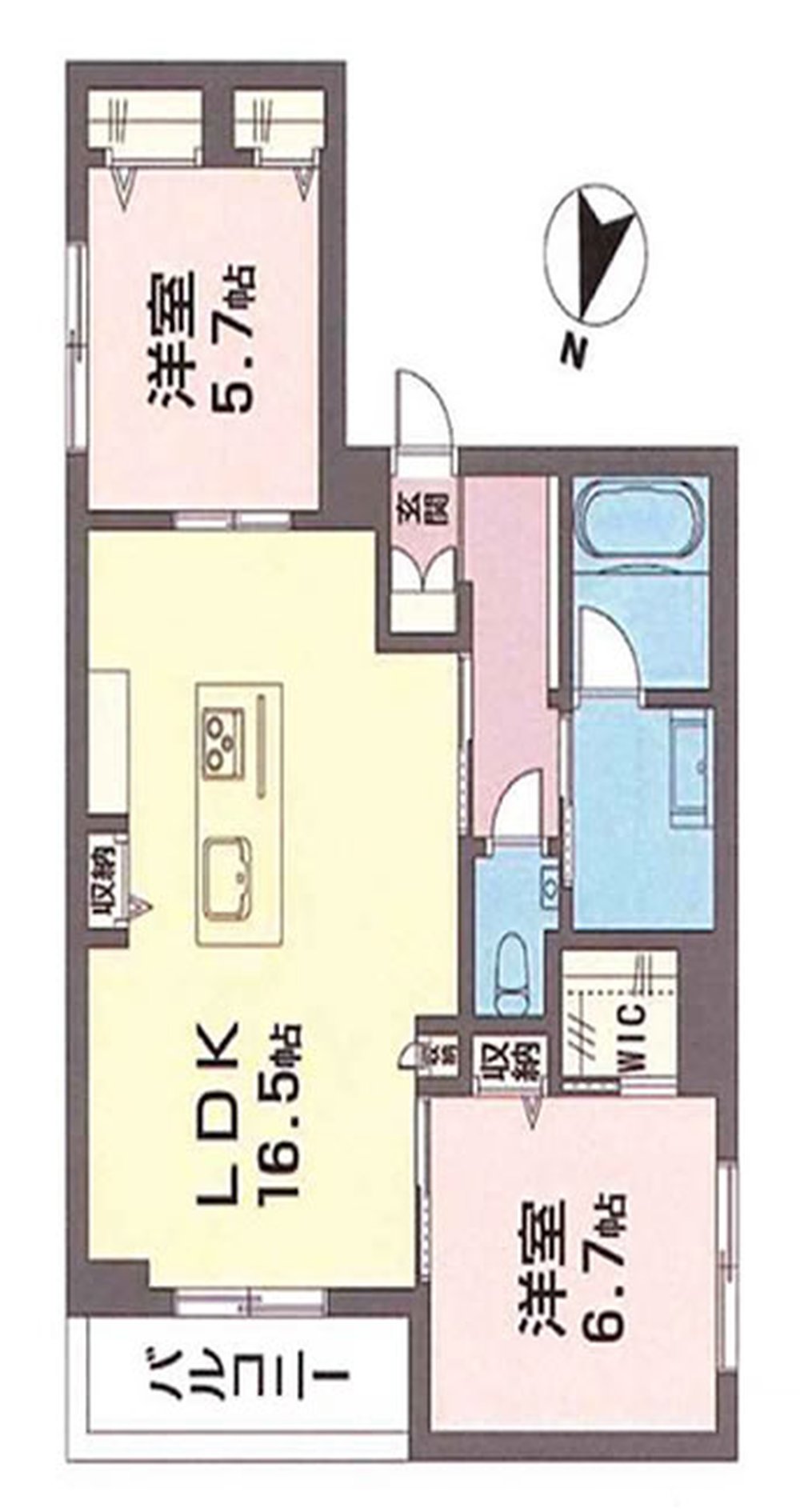 ピーノ（多磨駅・T2-5528）の間取り図