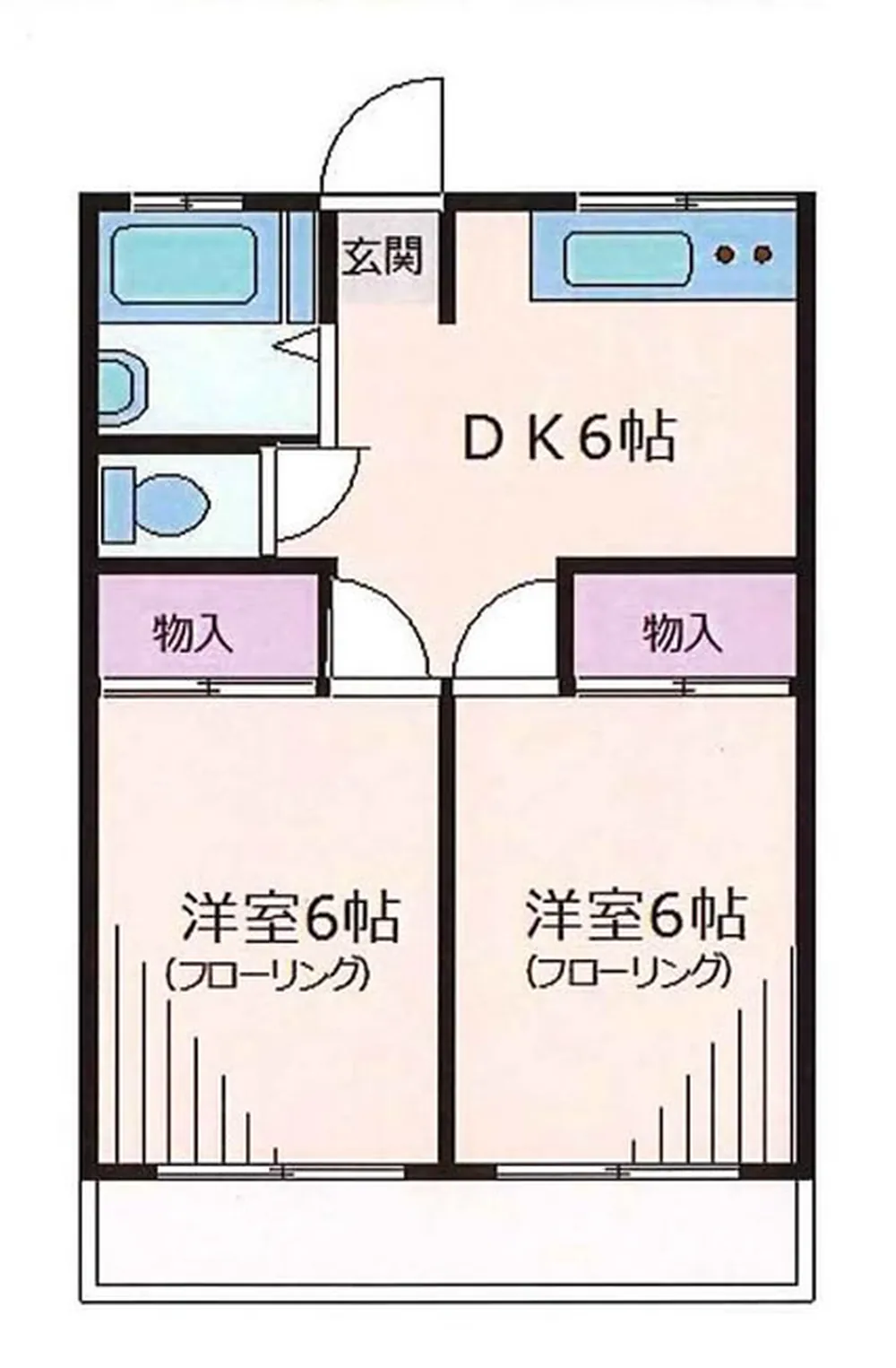 サニーコート府中中河原（T2-5533）の間取り図