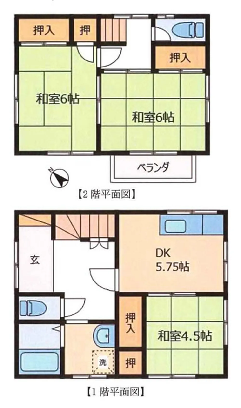 貸家（中河原駅・TH-5535）の間取り図