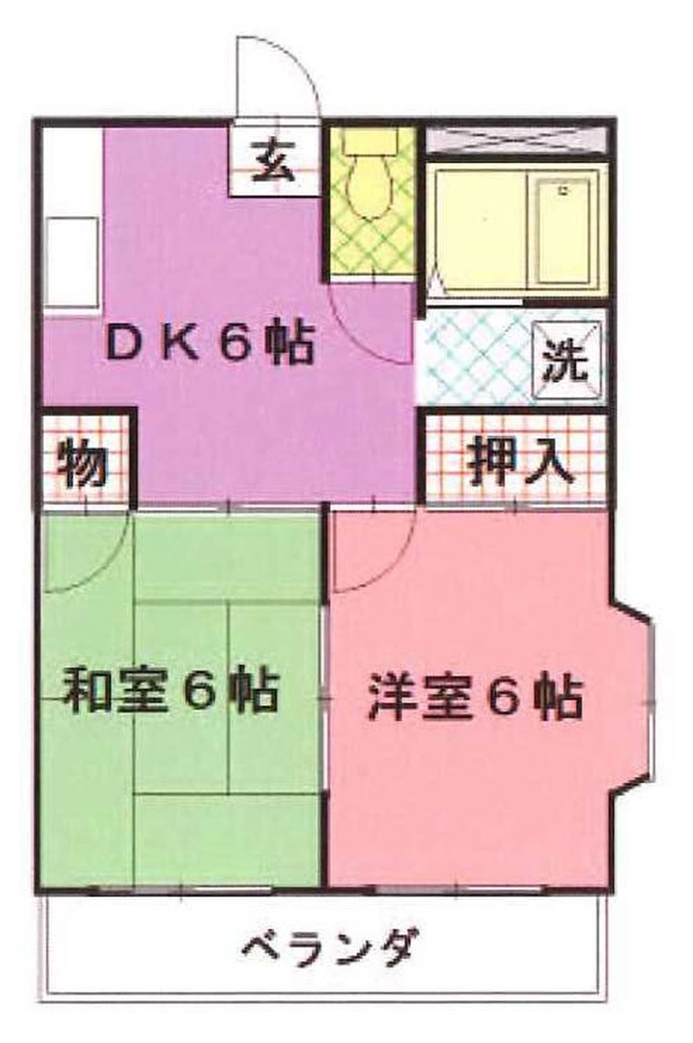 コーポビバルディ（分倍河原駅・T2-5550）の間取り図