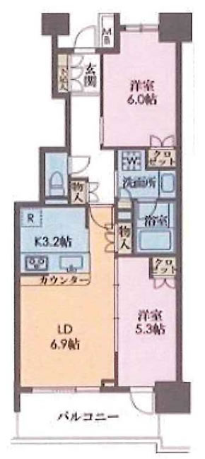 イプセ府中の間取り