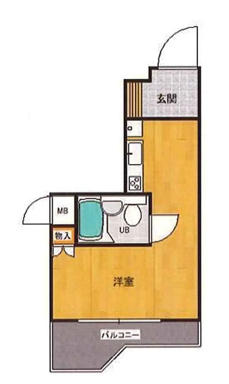 サァラ府中（東府中駅・T1-72）の間取り図
