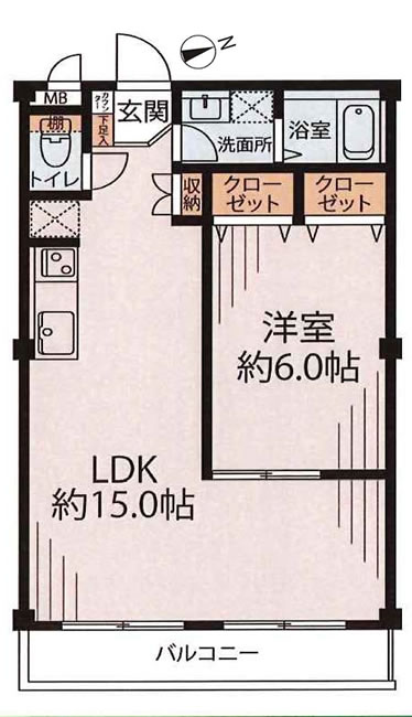 サンメゾンの間取り