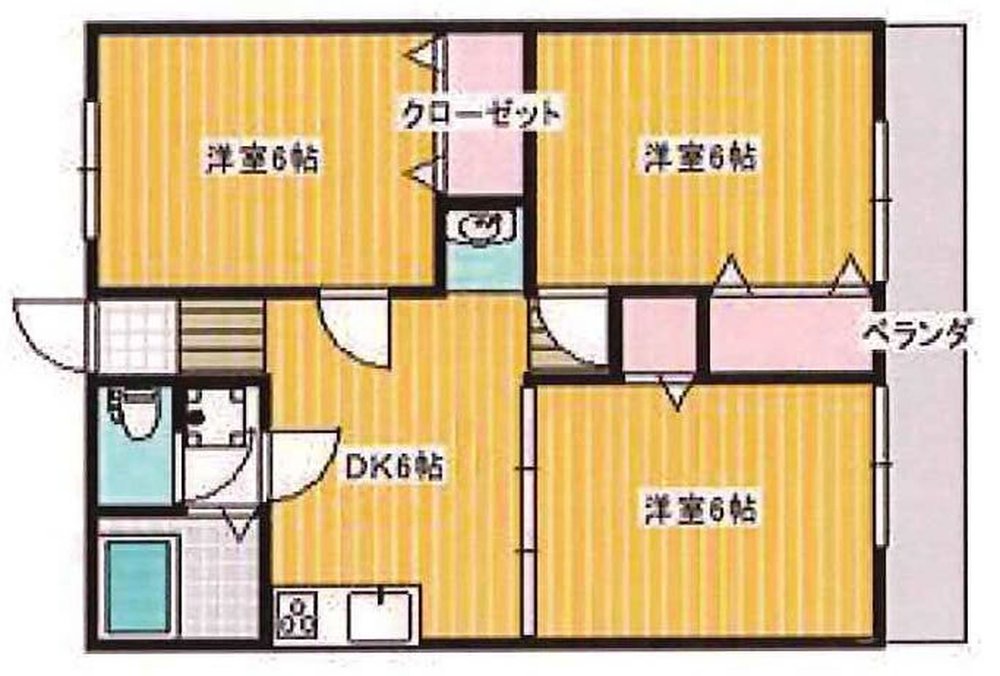 パストラールハイム（多磨駅・T3-765）の間取り図