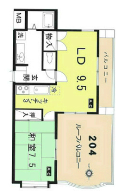ファステストラップ朝日町の間取り
