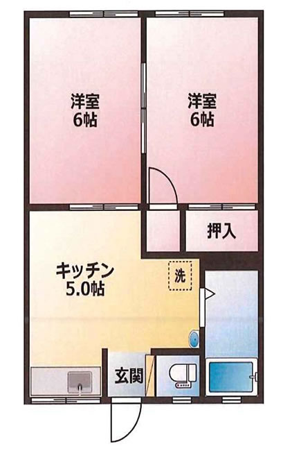 パークサイド（白糸台2）の間取り