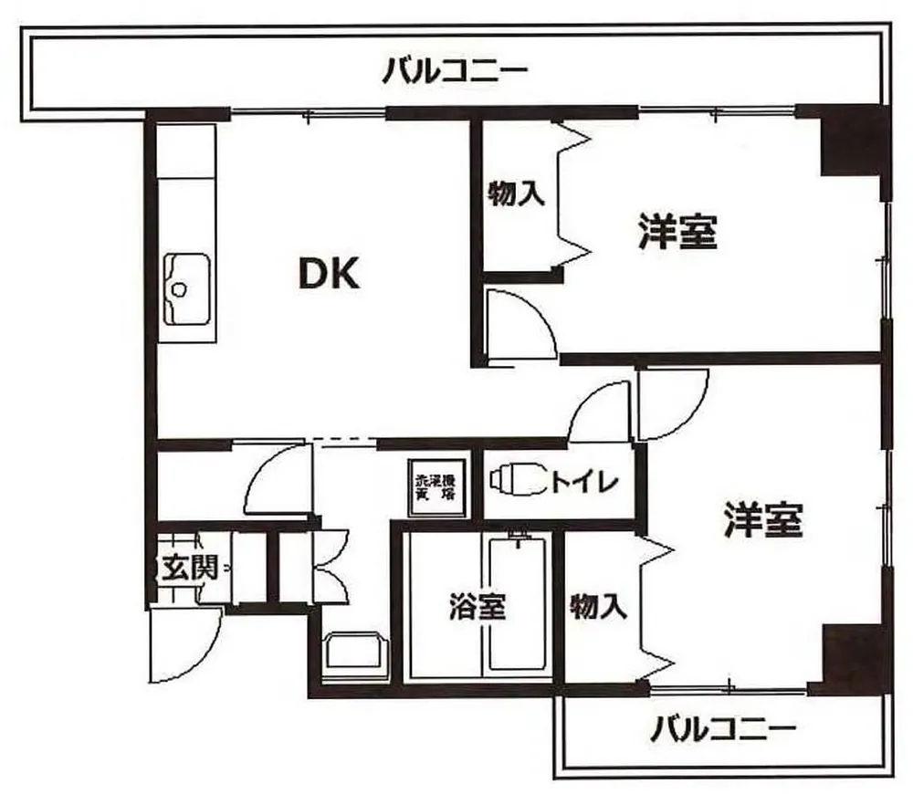ラベーラ是政（T2-948）の間取り図