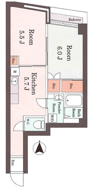 メゾンノアの間取り