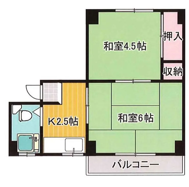 金龍堂ビル（府中駅・T2-99）の間取り図