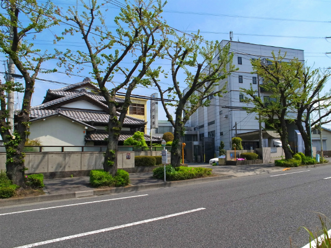 西原町北の停留所（改正前に撮影）